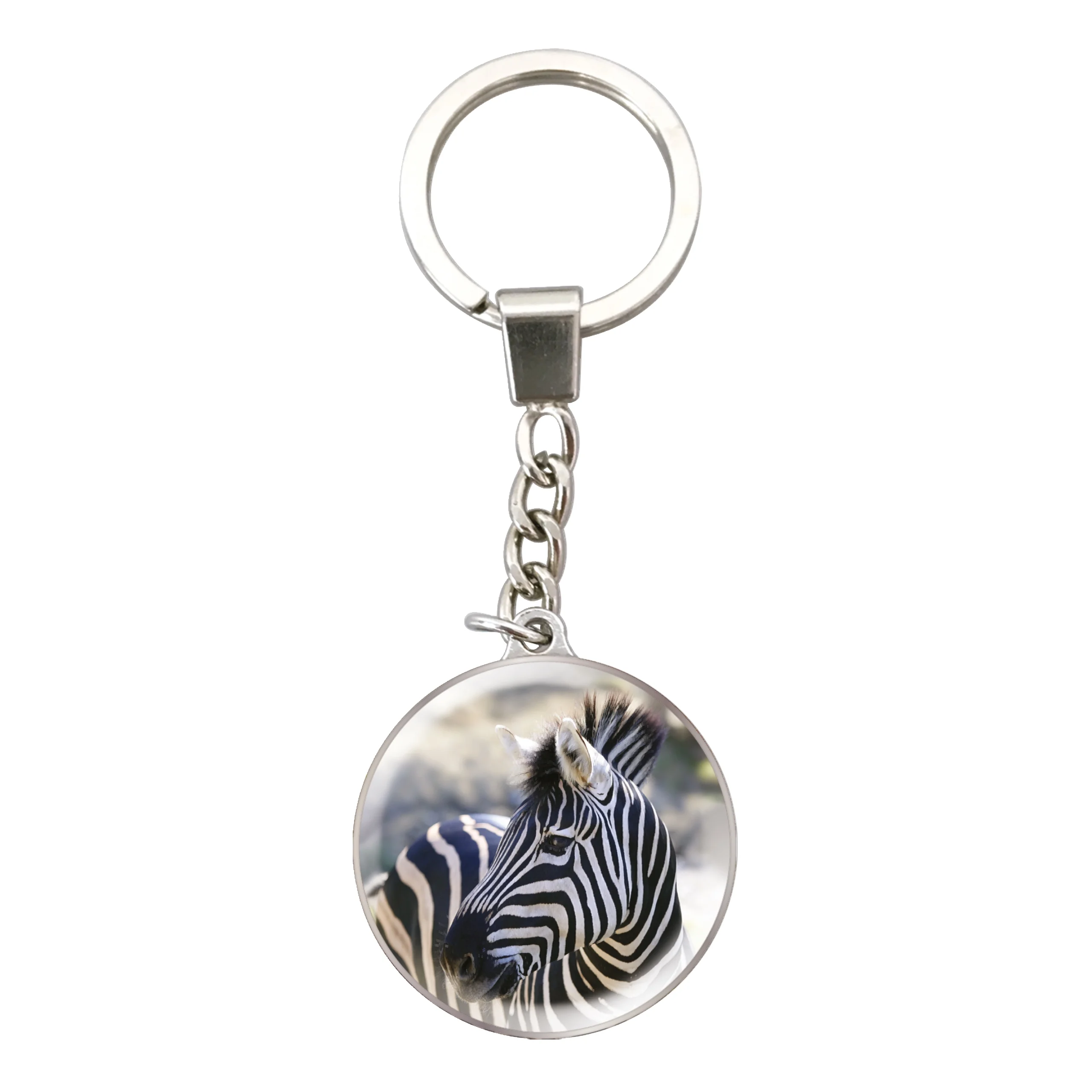 Magnidome-Zebra-Keychain